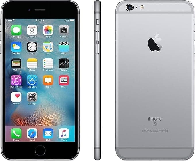 Cellular phone ἱ Phone 6S 4G LTE, 2GB RAM+32GB Storage - Silver. Pre-owned (Renewed)