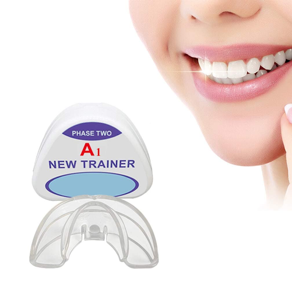 Orthodontic Retainer, Dental Orthodontic Braces, Night Dental Mouth Guard Orthodontic Appliance, Storage Cases (2 Stages, Suitable For Different Tooth Conditions),A1