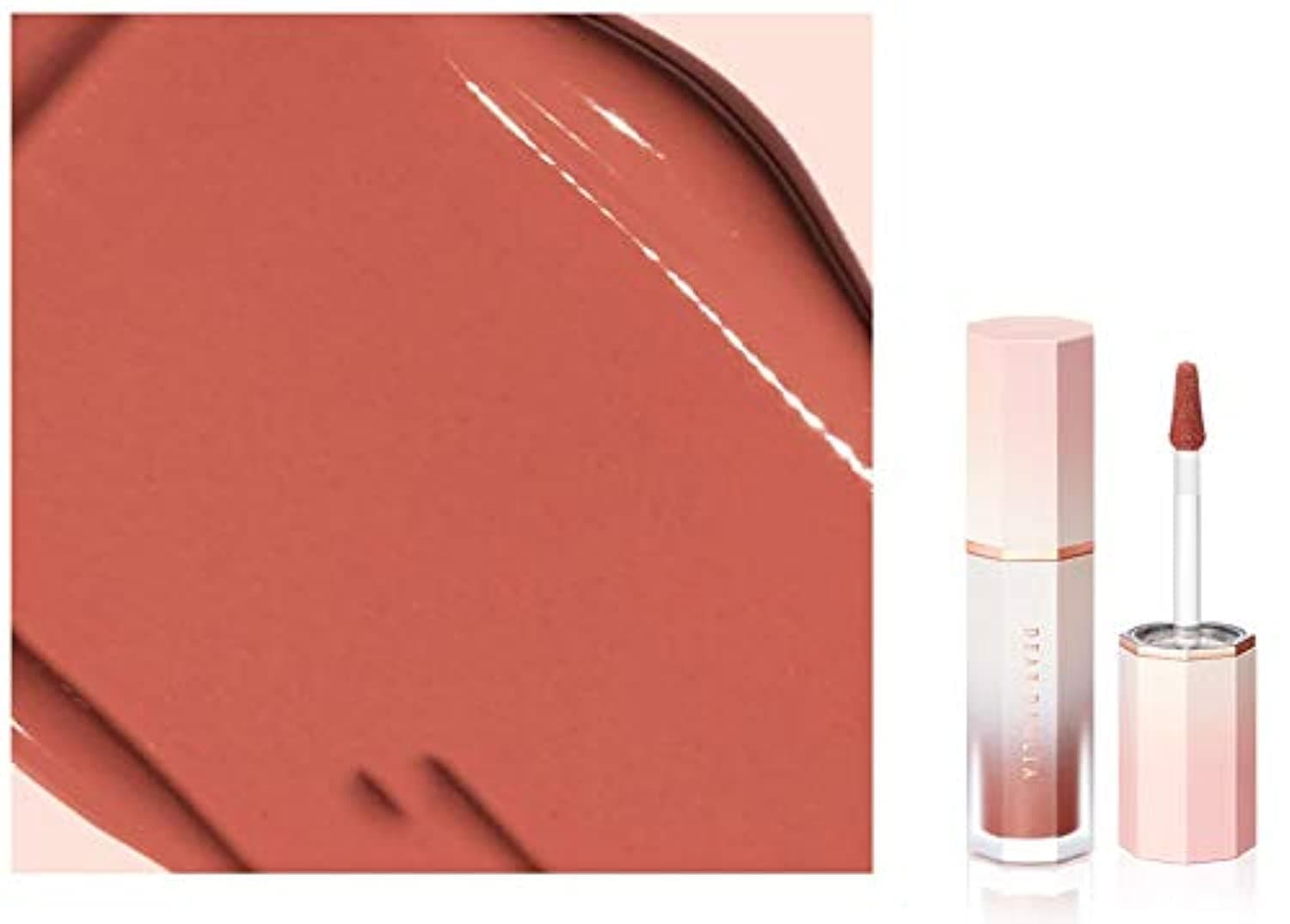 DEAR DAHLIA.Blooming Edition Petal Touch Plumping Lip Velor(0.13 OZ. / 3.8 g) (# WHISPER) with sun cream(1ml*3ea)