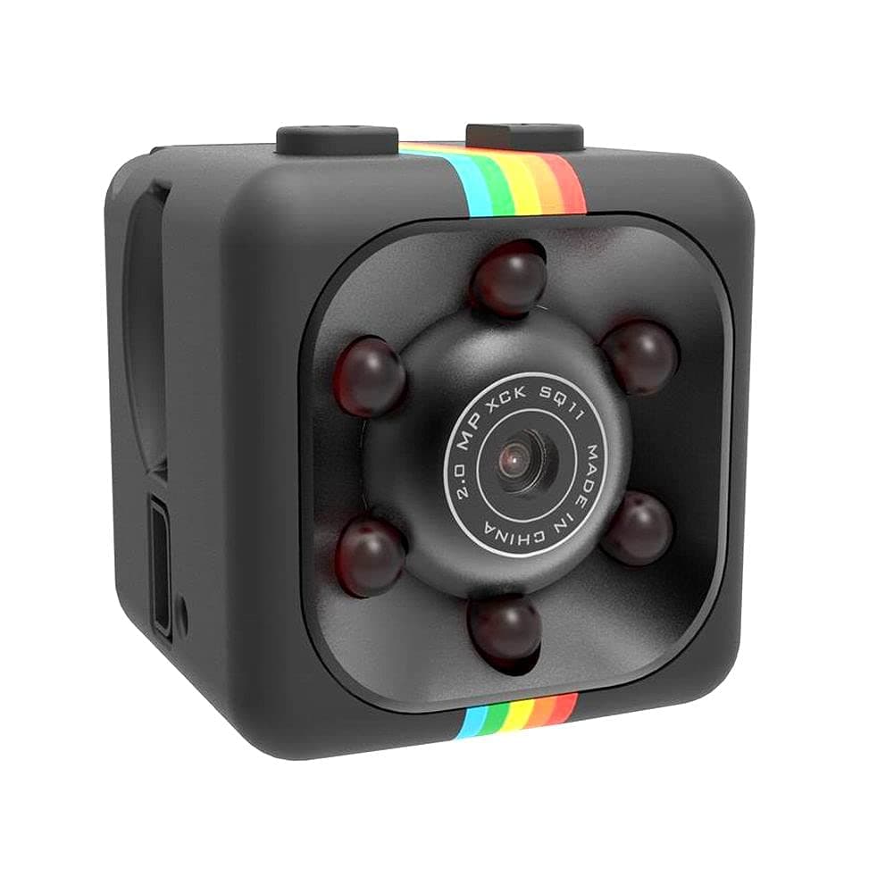 Mini Spy Hidden Camera, 1080P Full HD Smallest Body Camera with Night Vision and Motion Detection, Wireless Nanny Cop Cam for Home Security, Car, Drone, Office and Outdoor Use