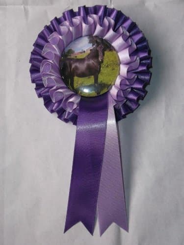 Personalised rosette 58mm centre