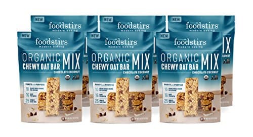 Foodstirs Chewy Oat Bar Mix, Chocolate Coconut, 15.2 Ounce, 6 Count
