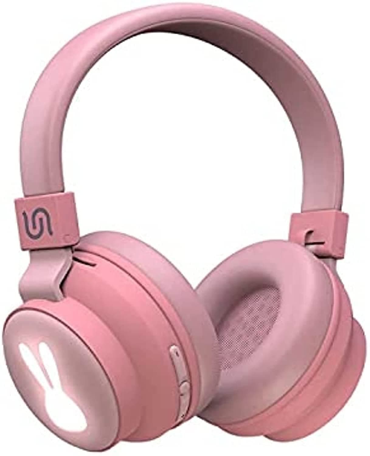 PorodoSoundtec Kids Wireless Over-Ear Headphone - Pink Rabbit