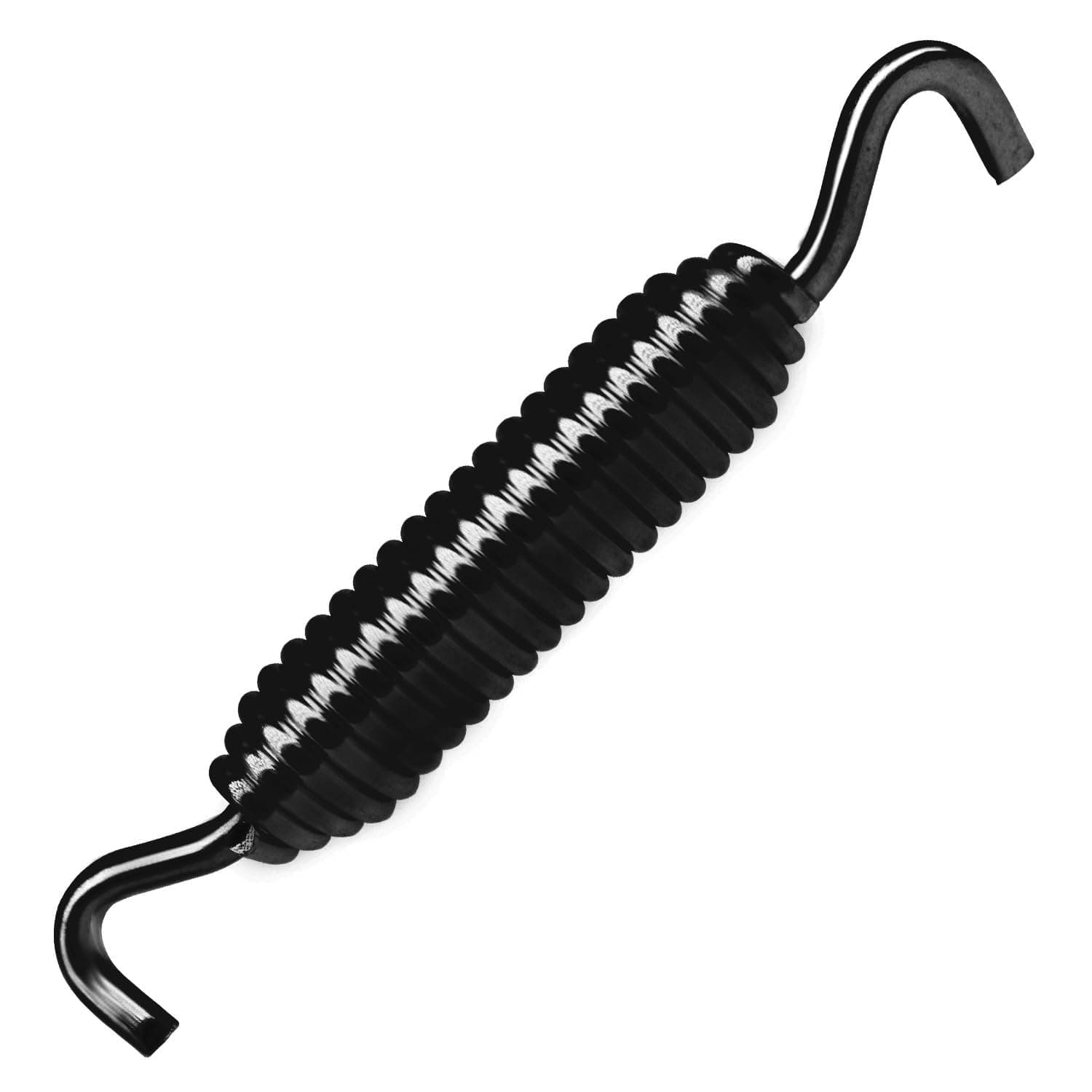 3.7" Black Jiffy Stand Kickstand Spring fits for Harley Sportster Softail Super Glide Touring (black)