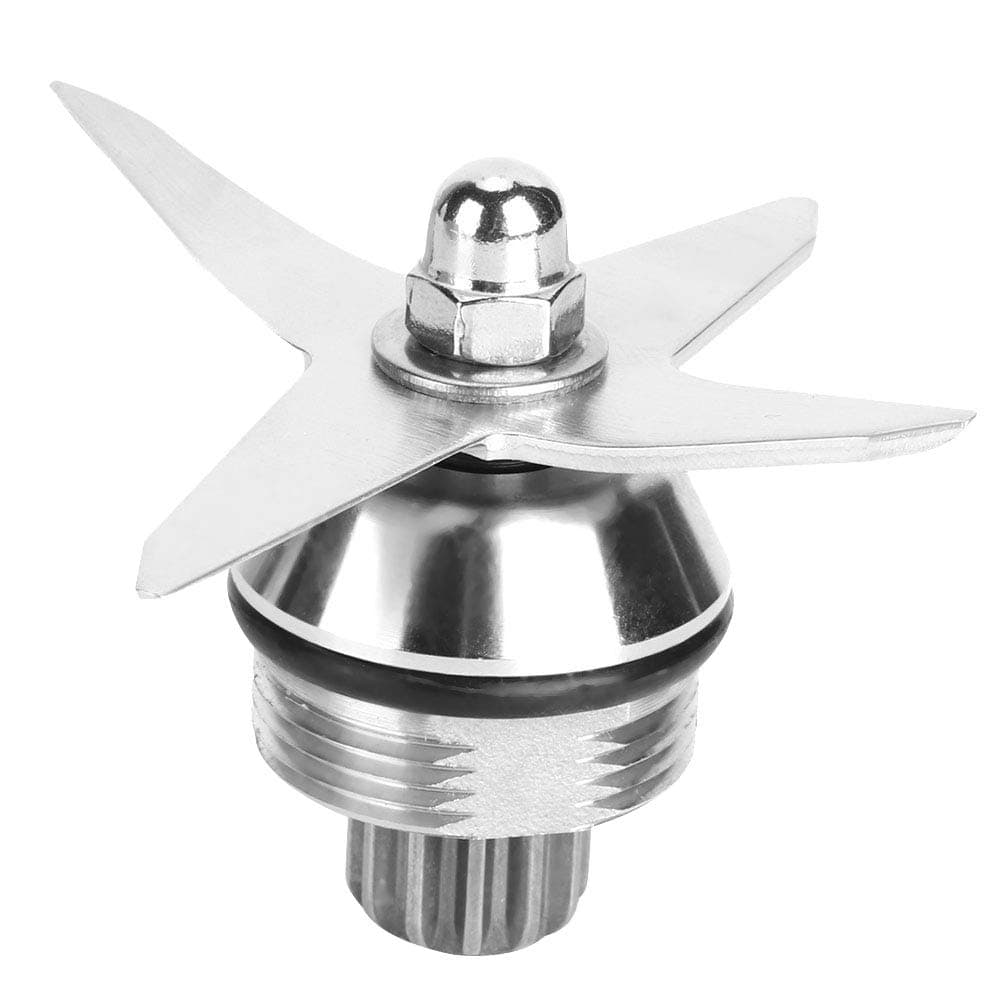 Fockety Blender Blade, Stainless Steel hardened 4-Blades Cross Blade, Replacement Blades, Blender Replacement Parts, Blender Assembly Replacement Accessories Parts Fit for 1