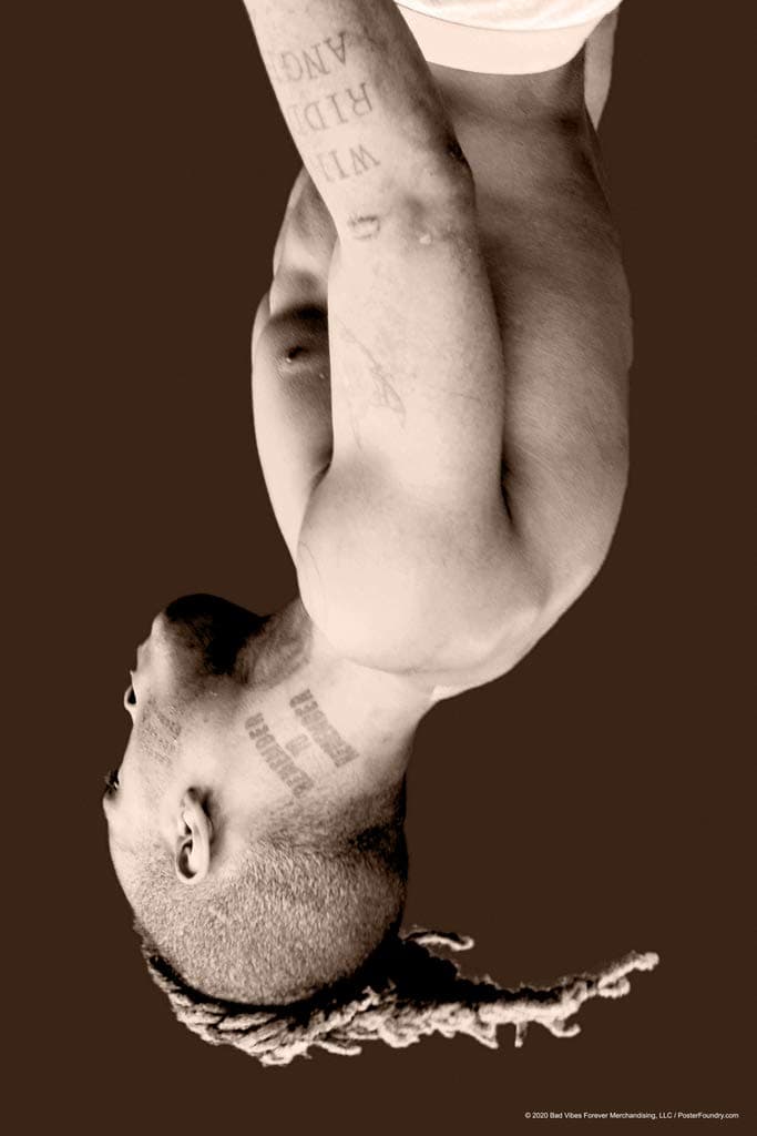 XXXtentacion Merch Sad! Inverted XXX 17 Bad Vibes Forever Skins Album Art Trap Music Aesthetic Cool Wall Art Print Poster 12x18