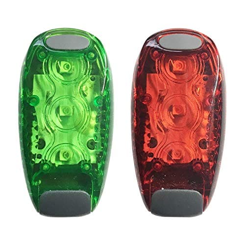 Occult LLC Kayak Lights (2-Pack) - Water-Resistant | Durable Covering | Kayak, Canoe, or Paddleboard | Bright Green & Red