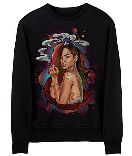 Unisex Swag 3D Sweater Smile Rihanna Sweatshirt T Shirts (S)