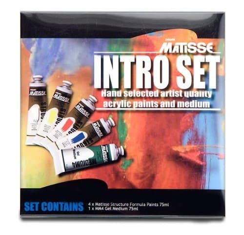 Matisse Structure Intro Set of 5 75 ml Tubes