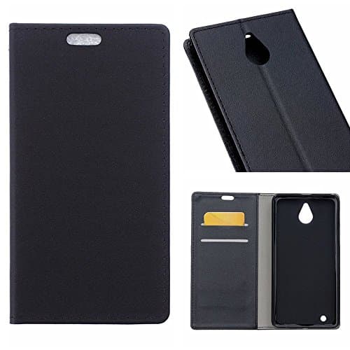 HYAIT Huawei G750 Case,Slim Fit Side Flip Cover For Huawei Honor 3X G750 Premium PU Leather with View Window Black