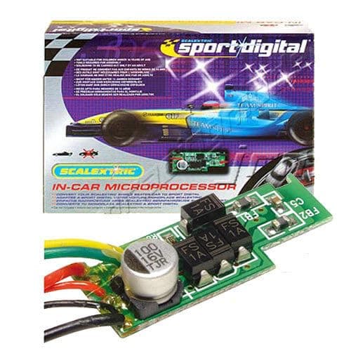 Scalextric Digital C7005 Incar Conversion Digital Chip (A) for Single Seat Cars 1:32 Scale Accessory