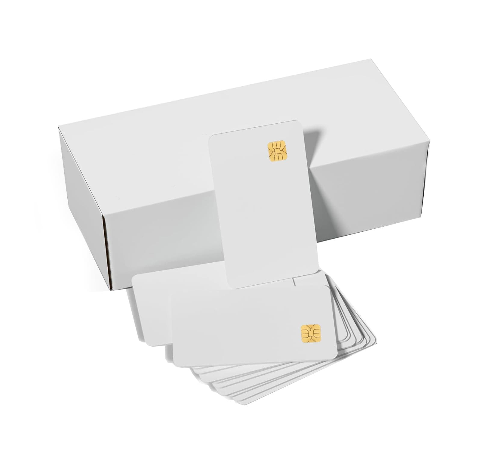 KOSH PVC CHIP Card SLE/ISSI 4428 Contact IC Card for for Inkjet Printers(EPSON) - Pack of 50