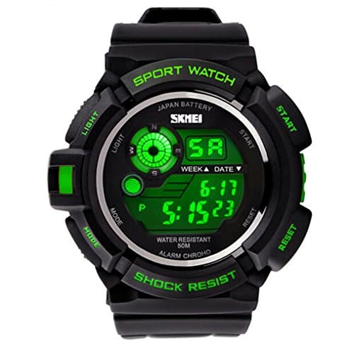 Happy Digital Sports Watches Military Watch 50m Waterproof Men Sport Digital Quartz Wrstwatches