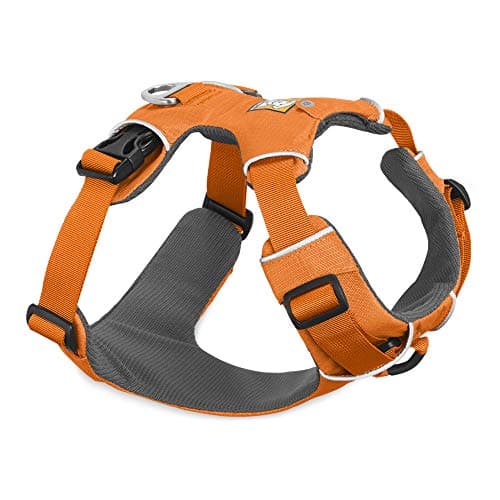 RUFFWEAR All Day Adventure Dog Harness, Miniature Breeds, Adjustable Fit, Size: XX-Small, Orange Poppy, Front Range Harness, 30501-801S2