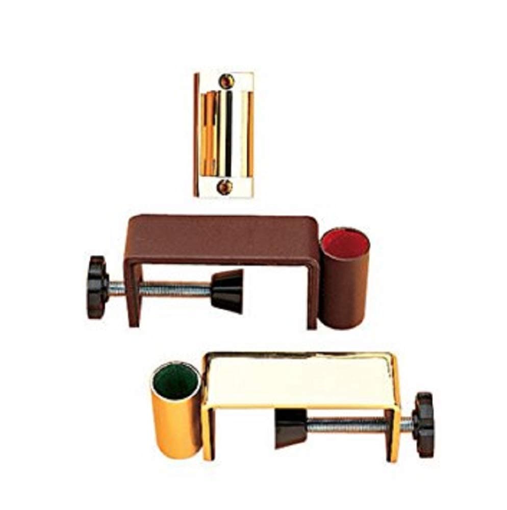 Christian Brands Church Supply SB800PM BRKT Pew End Brass Bracket