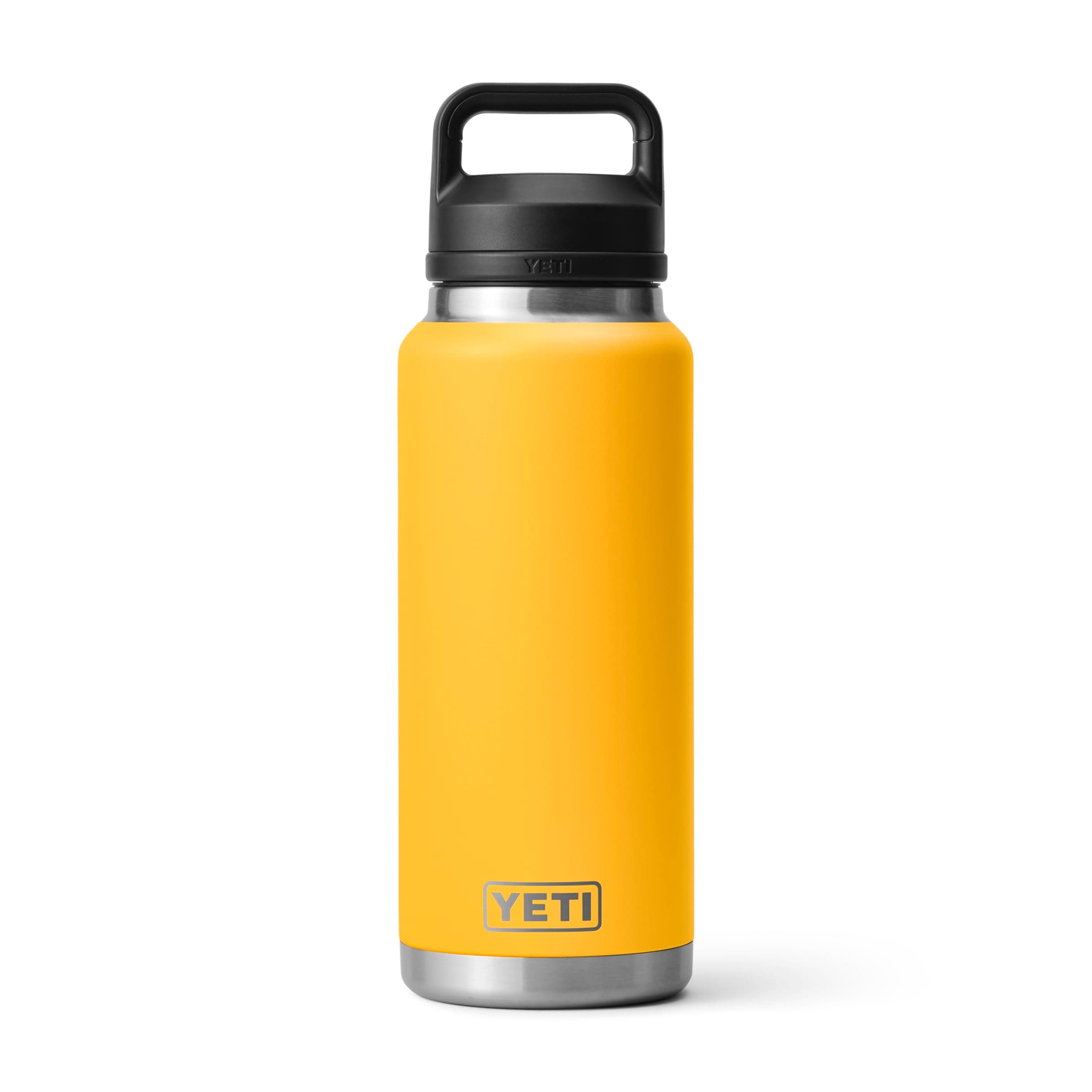 YETI Rambler 36 oz Bottle, Vacuum Insulated, Stainless Steel with Chug Cap, Alpine Yellow