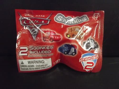 Squinkies Cars 2 Series 2 Foil 2-Pack - Colors/styles vary