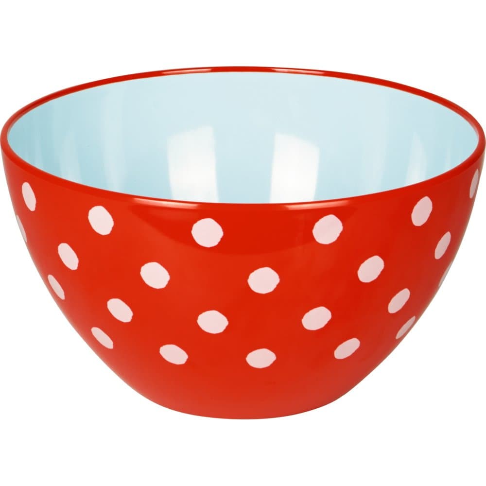 Spiegelburg 14804 Garden White Spots Salad Bowl 14cm Ø approx 25,5 cm I love my Garden