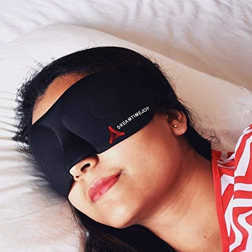 DREAMTIMEJOY sleep mask for women men 3D Eye Mask for Sleeping UNISEX Blindfold EXCELLENT LIGHT Blocker With Full Eye Movement