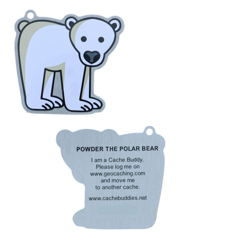 Powder the Polar Bear Travel Tag
