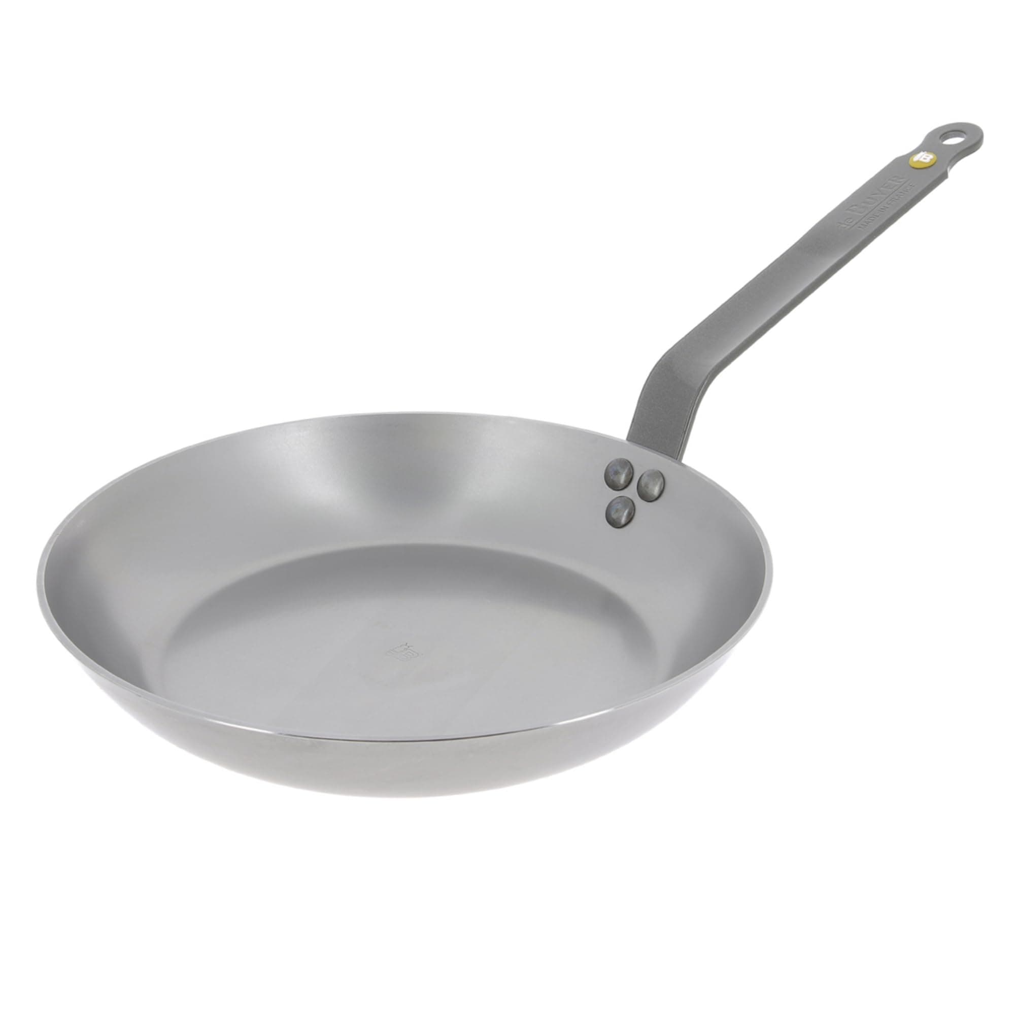 MINERAL B Carbon Steel Fry Pan - 8” Diameter, 5.5” Cooking Surface - Ideal for Searing, Sauteing & Reheating - Naturally Non-Stick Finish - Made in France