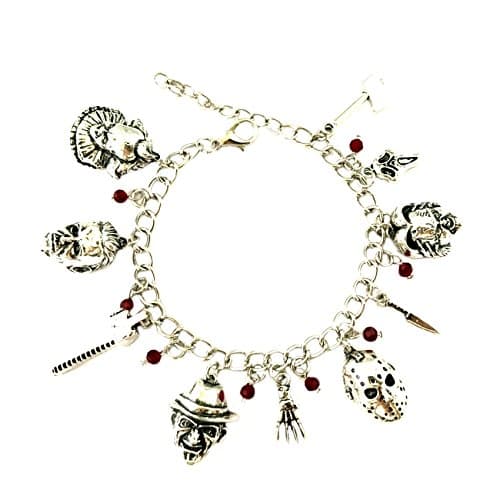 Horror Classic Scary Movies Charm Bracelet Jewelry Series w/Gift Box