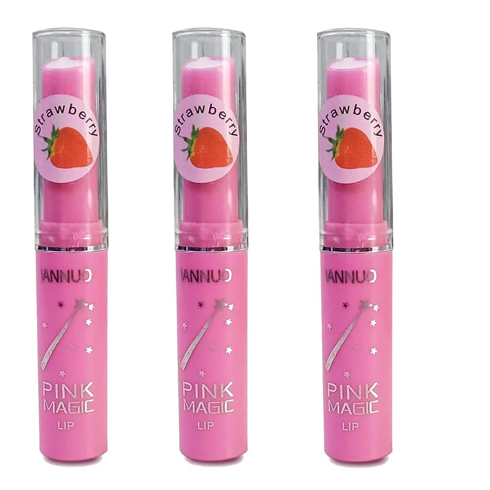 Pink Magic Lip Balm (Attractive Pink) For Girls And Women's - Pack of 2