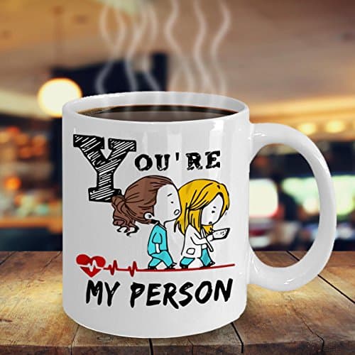 GANTEE - You're my person mug, greys anatomy mug, You are my person mug, greys anatomy gifts, Grey's Anatomy quote, youre my person mug, meredith MUG 15oz