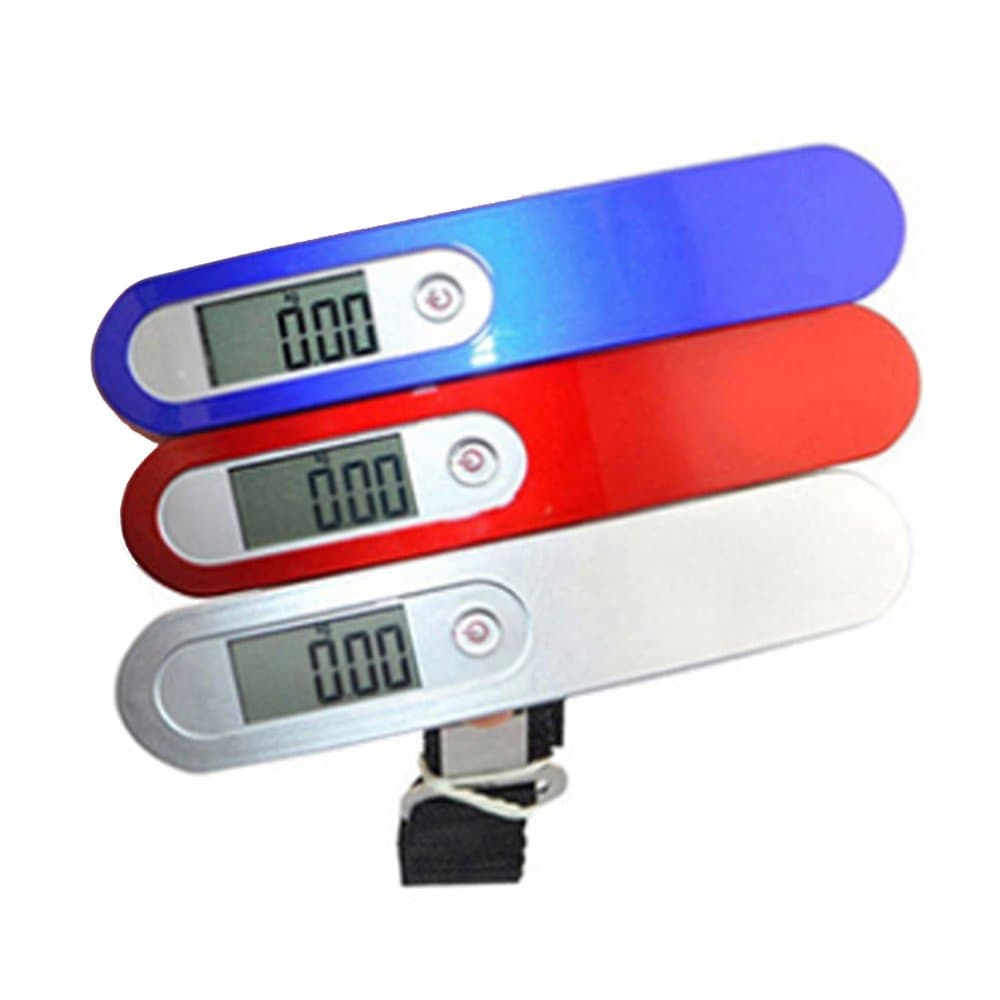 Portable Digital Hanging Luggage Scale, 110 Pounds, Pack of 1 (Blue)