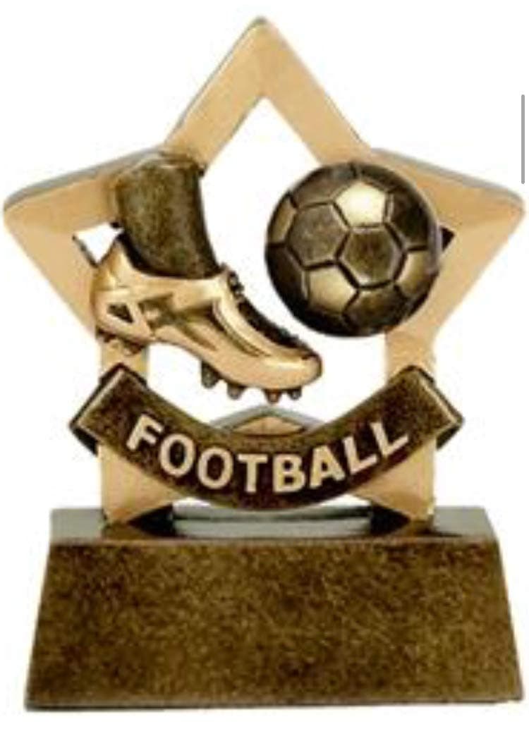 Glenway Small Football Sports Award, Trophy with FREE engraving Size: 3.25 Inch (8cm)