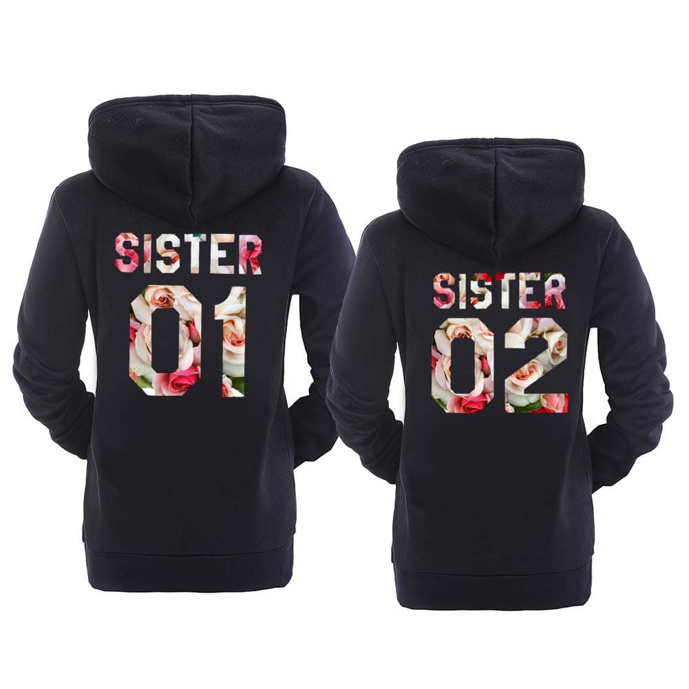 Best Friend Hoodies BFF Hoodies Matching Couple Hoodies Teen Girls Sister