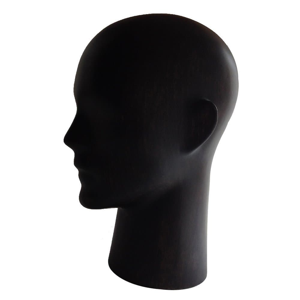 Kukin Wooden mannequin head, Male head models for glasses display (Vintage style)