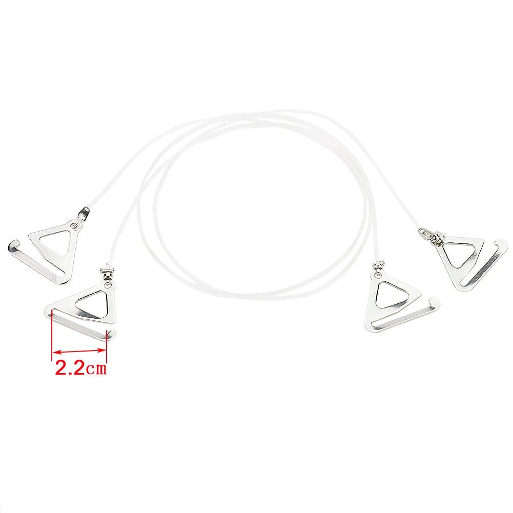 LUHEN Women Invisible Clear Bra Straps Replacement Adjustable Bra Strap