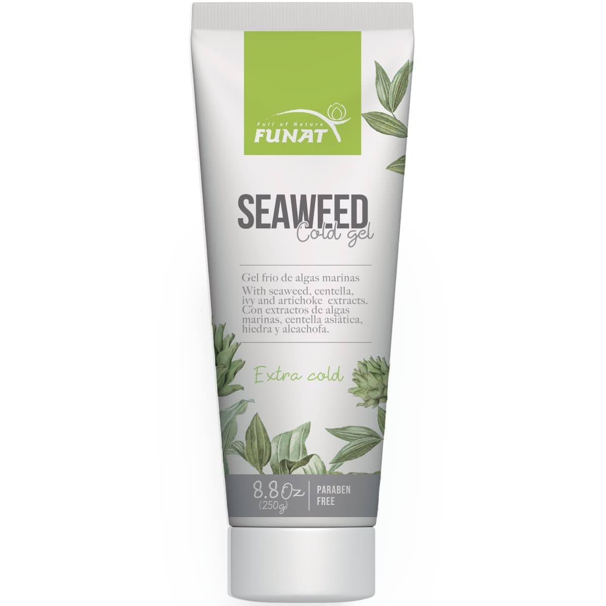 FUNAT Seaweed Cooling Gel – Skin-Firming & Hydrating Body Gel with Refreshing Sensation – 250g | 8.8 oz
