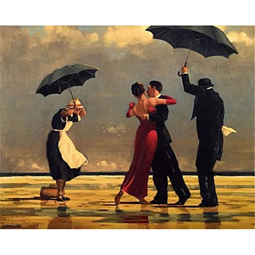 Kissme8 DIY 5D Diamond Painting Kits Full Drill for Adults, Couple Dancing Dance 35X25cm/14X10inch Diamond Art Embroidery Paintings Pictures Arts Craft for Home Wall Decor