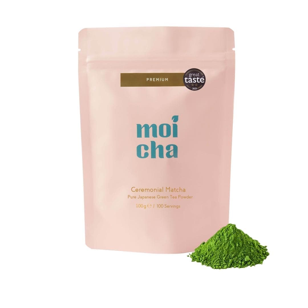 Organic Japanese Matcha Green Tea Powder, 100g | Premium Ceremonial Grade | Single origin from Uji Japan | Enjoy in Matcha Latte or as a Tea