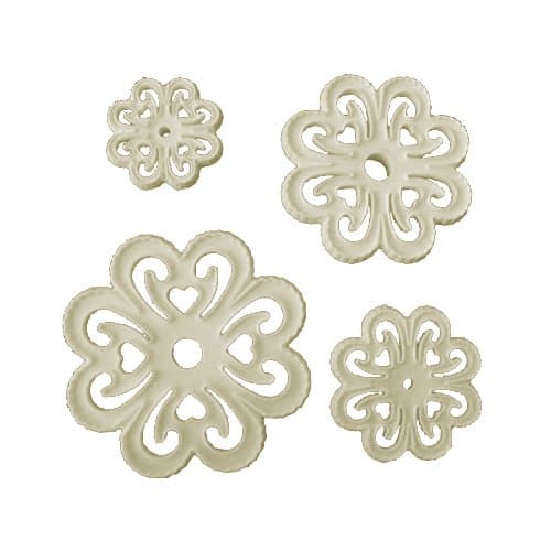 Orchard Products -Lace Heart Cutters- Floral Flower Sugar Craft Cake Decorating Pro