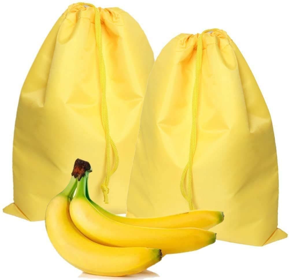 MORSNEMORSNE Yellow Banana Storage Bag (Yellow, 2pack)