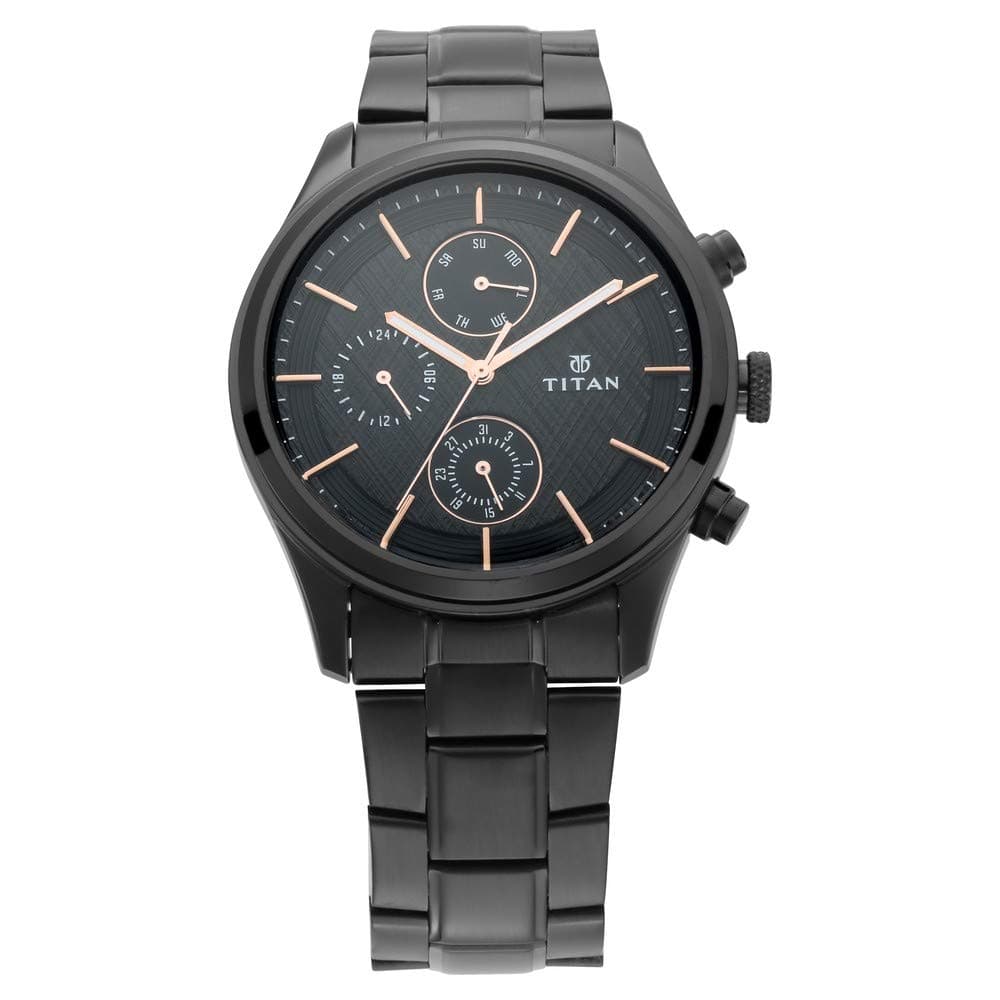 Workwear Analog Round Watch for Men's