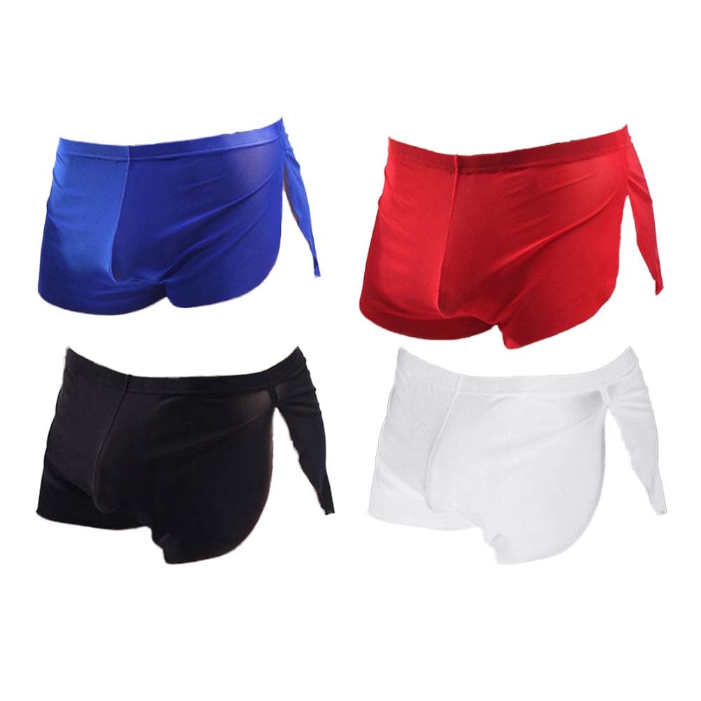 sandbank Mens Sexy Transparent Underwear Sheer Bikini Boxer Shorts Brief Panties