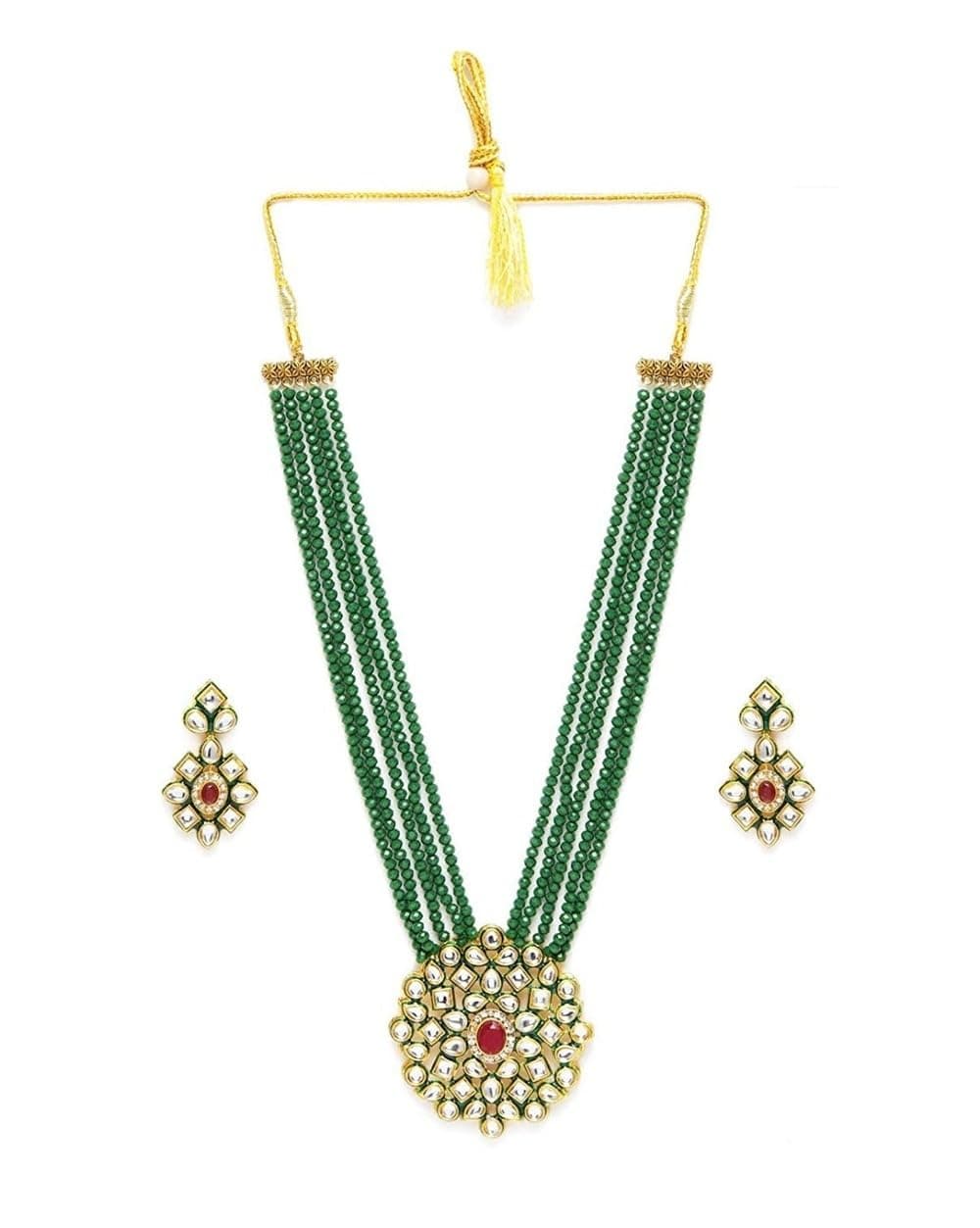 Funkeln-spark your life Best And Beautiful Pearl Nacklace Necklace Set For Women