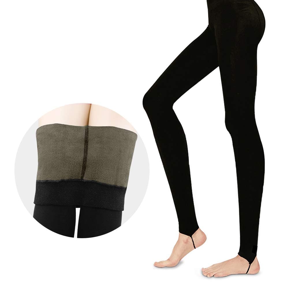 Winter Warm Legging for Women Valentine's Soft High Waist Thermal Fleece Lined Velvet Thick Leggings