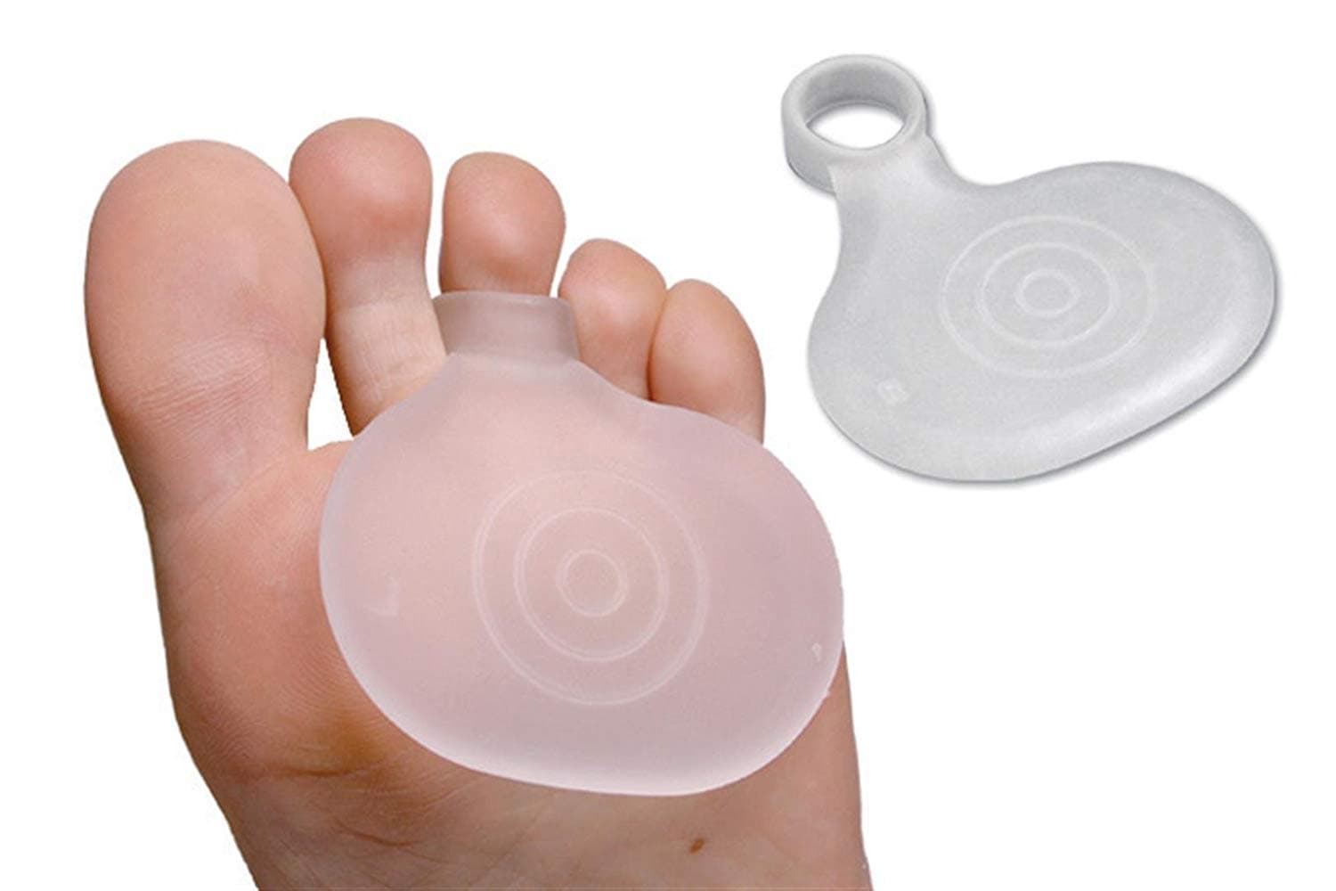 Performance Health Gelsmart M2-Gel Metetarsal Pads, Right, Small, Ideal for Fat Pad Atrophy and Metatarsalgia, Absorbs Shock and Shear Forces, Medical Grade Visco-Elastic, Dermatologist-Tested