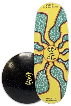 INDO BOARD Pro Balance Board with Cushion - 3 Color Choices - Fitness Training, Boardsports Training - 42” X 15” Deck and 42" Long Deck - Perfect for Tall Riders