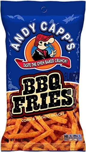 Andy Capp's BBQ Fries, 3-Ounce Bags (Pack of 12) by Andy Capp's