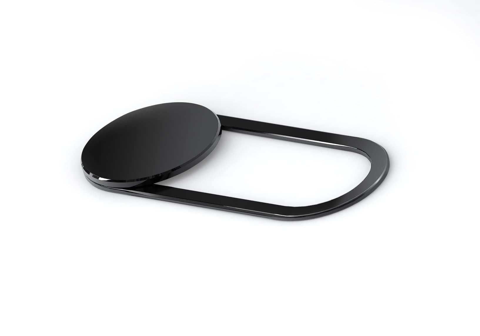 Webcam Cover -Black Metal - for Laptop Computer MacBook Pro PC Tablets Echo Show TV, for Privacy and Security Against Cam Hacks by Unitedtime (Black Metal 1 Pack)