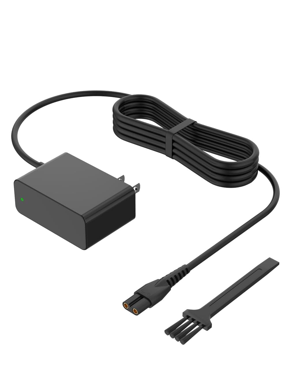 for Manscaped Lawn Mower 3.0 2.0 Charger for Lawnmower Power Cord，Replacement Manscape Electric Groin Hair Trimmer, Weed Whacker Nose and Ear Hair Trimmer Power Supply（LED, Brush）