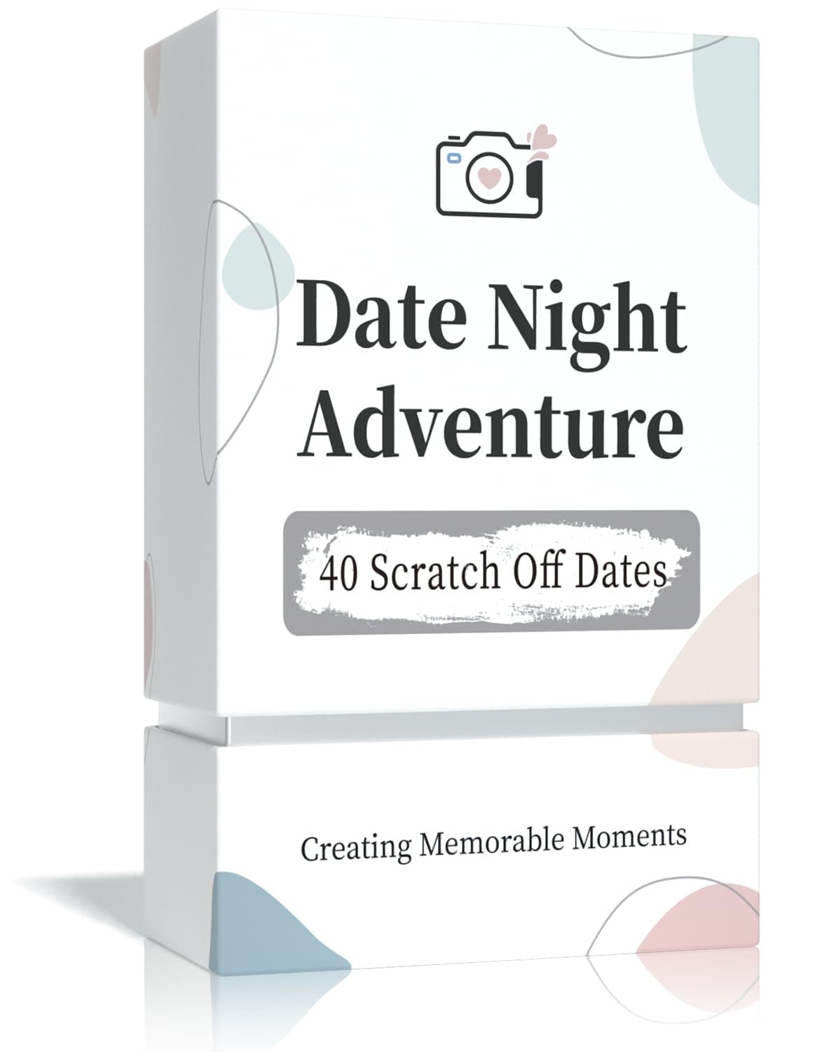 40 Fun Date Night Scratch Off Card Game Ideas, Romantic Wedding Anniversary Couple Gifts for Him, Her, Men, Boyfriend, Girlfriend, Bride, Husband, Wife, Couples Gifts for Bridal Shower, Engagement