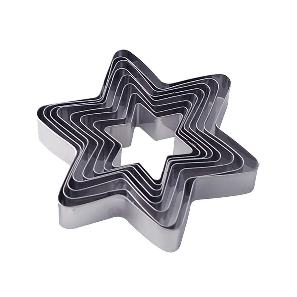 Star Stainless Steel Cookie Cutter Set, 10 Pieces