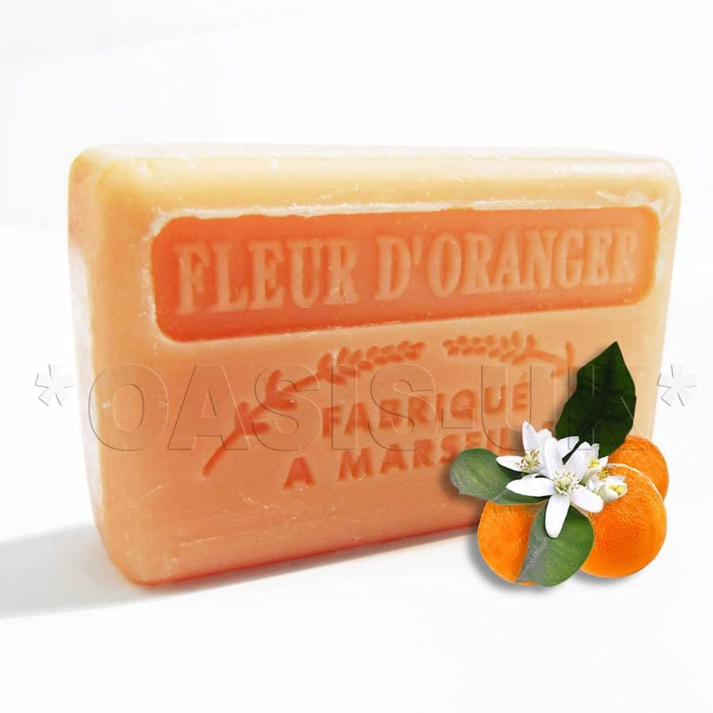 125G Savon De Marseille Soap - Orange Flowers (Fleur De Orange)